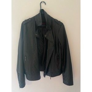 Yoki Unisex Faux Leather Jacket - L